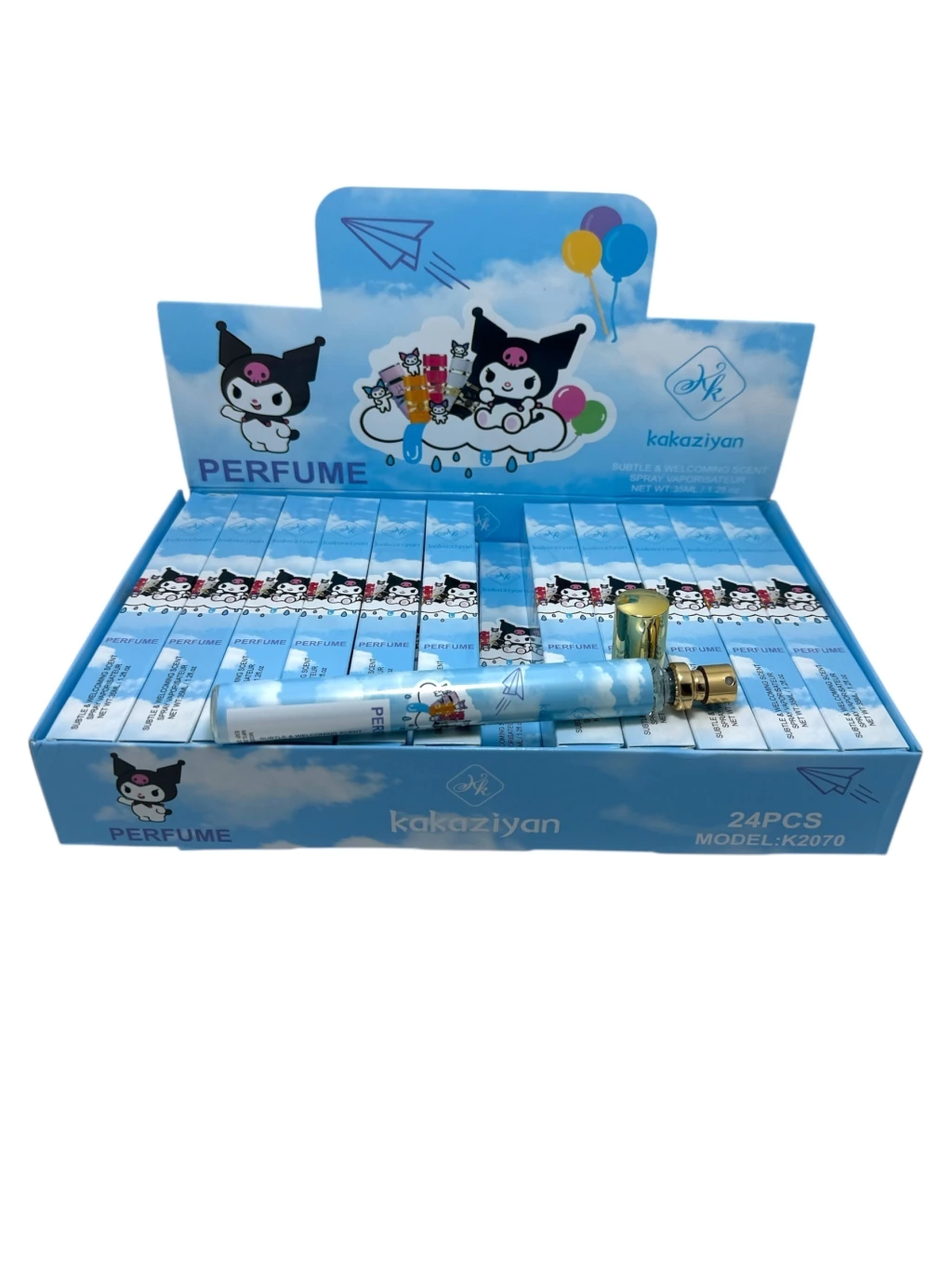 Perfume en tubito Kakaziyan Kuromi 35ml